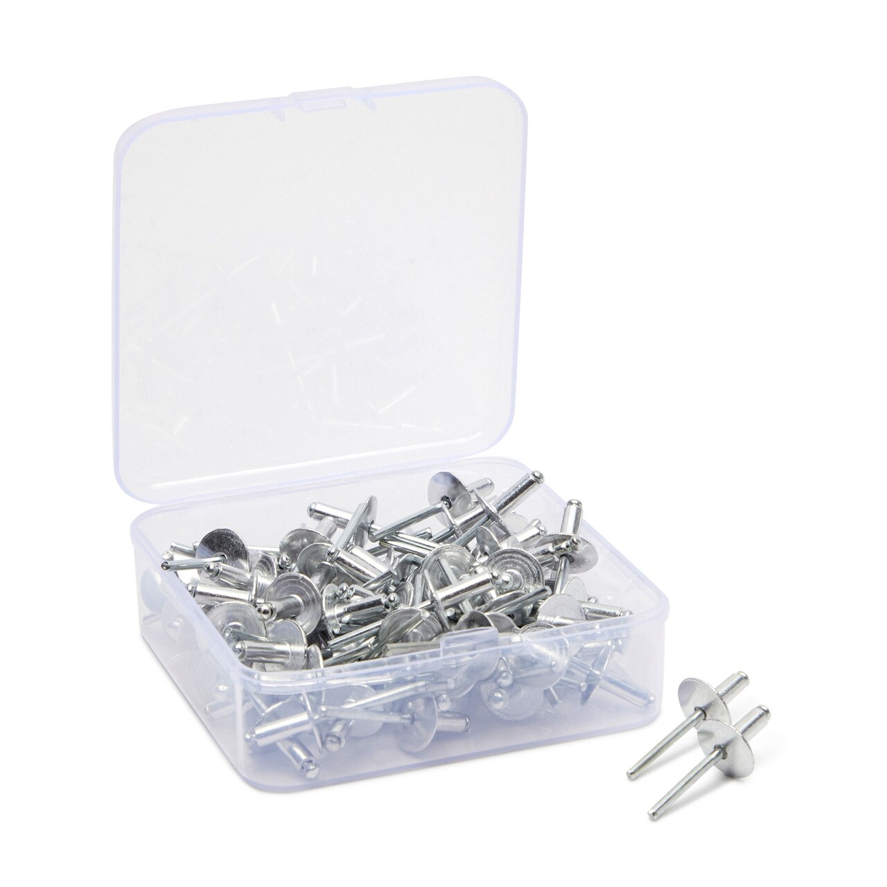 80 Pieces 3/16 x 1/2 Large Flange Aluminum Pop Rivets for Metal